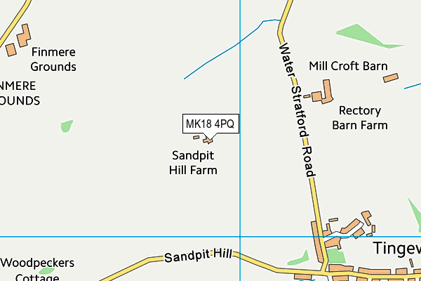 MK18 4PQ map - OS VectorMap District (Ordnance Survey) MK18 4PQ map - OS VectorMap District (Ordnance Survey)