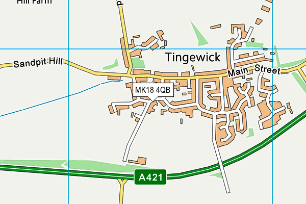 MK18 4QB map - OS VectorMap District (Ordnance Survey) MK18 4QB map - OS VectorMap District (Ordnance Survey)