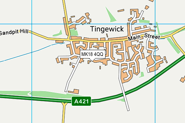 MK18 4QQ map - OS VectorMap District (Ordnance Survey) MK18 4QQ map - OS VectorMap District (Ordnance Survey)
