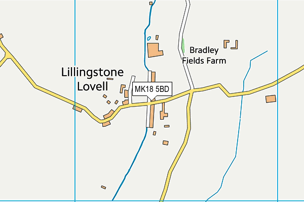 MK18 5BD map - OS VectorMap District (Ordnance Survey) MK18 5BD map - OS VectorMap District (Ordnance Survey)