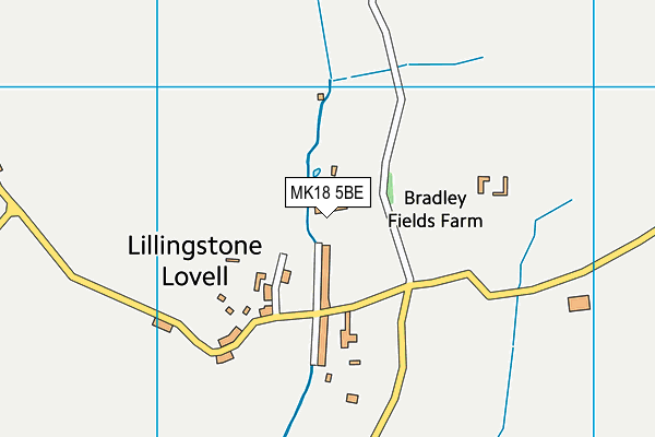 MK18 5BE map - OS VectorMap District (Ordnance Survey)