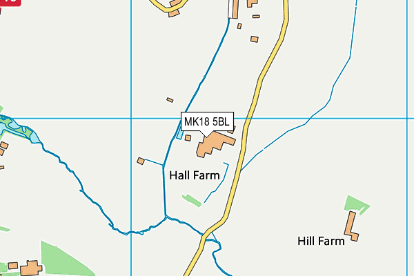 MK18 5BL map - OS VectorMap District (Ordnance Survey)