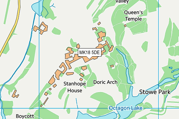 MK18 5DE map - OS VectorMap District (Ordnance Survey) MK18 5DE map - OS VectorMap District (Ordnance Survey)