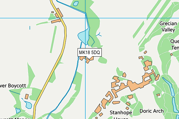 MK18 5DQ map - OS VectorMap District (Ordnance Survey) MK18 5DQ map - OS VectorMap District (Ordnance Survey)