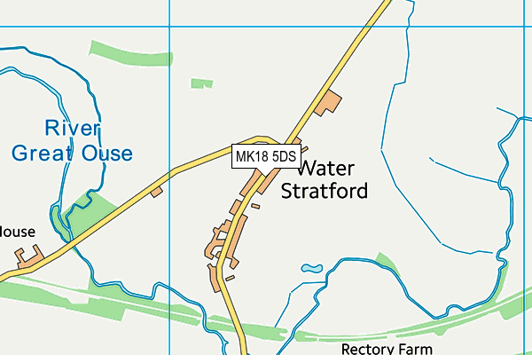 MK18 5DS map - OS VectorMap District (Ordnance Survey) MK18 5DS map - OS VectorMap District (Ordnance Survey)