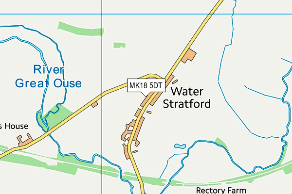 MK18 5DT map - OS VectorMap District (Ordnance Survey) MK18 5DT map - OS VectorMap District (Ordnance Survey)