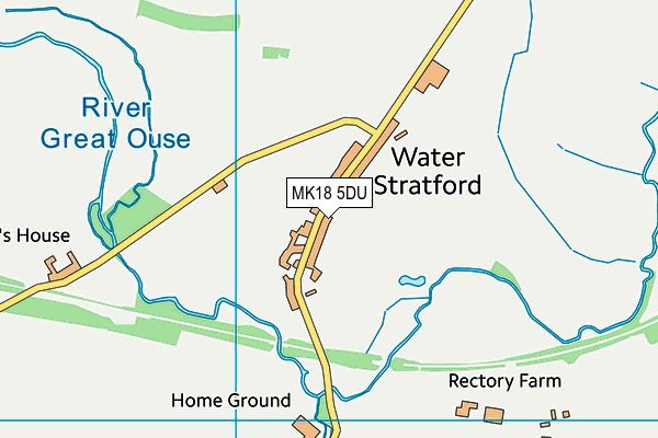 MK18 5DU map - OS VectorMap District (Ordnance Survey) MK18 5DU map - OS VectorMap District (Ordnance Survey)