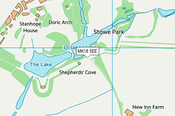 MK18 5EE map - OS VectorMap District (Ordnance Survey)