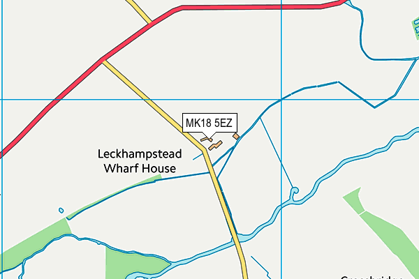 MK18 5EZ map - OS VectorMap District (Ordnance Survey)