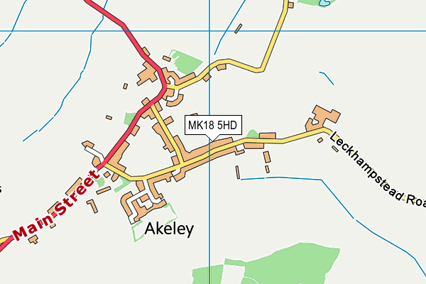 MK18 5HD map - OS VectorMap District (Ordnance Survey) MK18 5HD map - OS VectorMap District (Ordnance Survey)