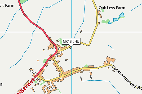 MK18 5HU map - OS VectorMap District (Ordnance Survey) MK18 5HU map - OS VectorMap District (Ordnance Survey)