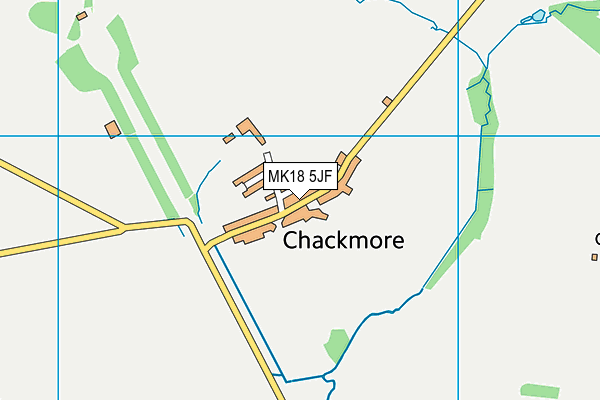 MK18 5JF map - OS VectorMap District (Ordnance Survey) MK18 5JF map - OS VectorMap District (Ordnance Survey)