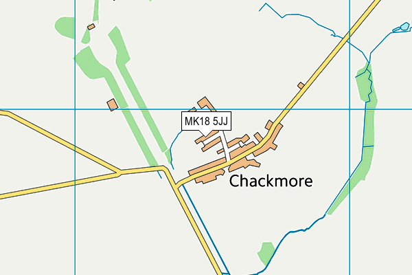 MK18 5JJ map - OS VectorMap District (Ordnance Survey) MK18 5JJ map - OS VectorMap District (Ordnance Survey)