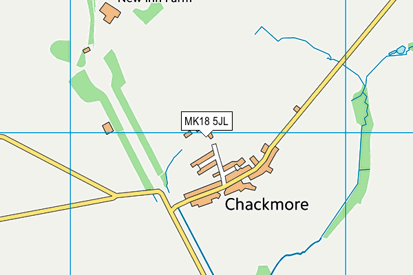 MK18 5JL map - OS VectorMap District (Ordnance Survey) MK18 5JL map - OS VectorMap District (Ordnance Survey)