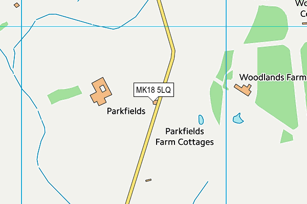 MK18 5LQ map - OS VectorMap District (Ordnance Survey) MK18 5LQ map - OS VectorMap District (Ordnance Survey)