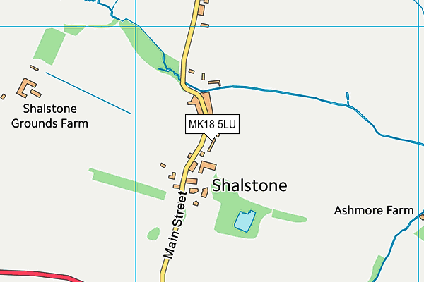 MK18 5LU map - OS VectorMap District (Ordnance Survey) MK18 5LU map - OS VectorMap District (Ordnance Survey)