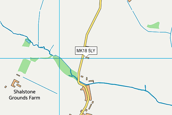 MK18 5LY map - OS VectorMap District (Ordnance Survey) MK18 5LY map - OS VectorMap District (Ordnance Survey)
