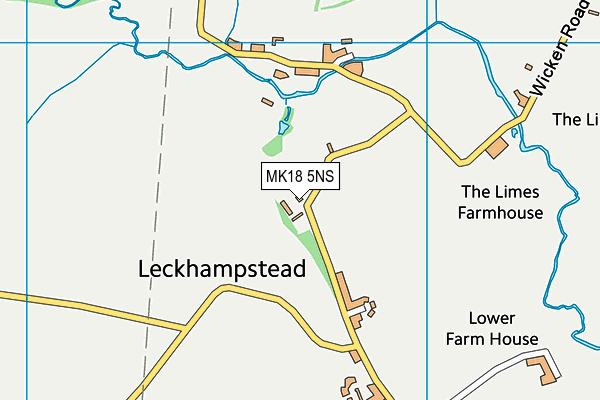 MK18 5NS map - OS VectorMap District (Ordnance Survey) MK18 5NS map - OS VectorMap District (Ordnance Survey)