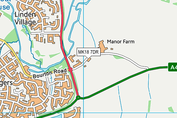 MK18 7DR map - OS VectorMap District (Ordnance Survey) MK18 7DR map - OS VectorMap District (Ordnance Survey)
