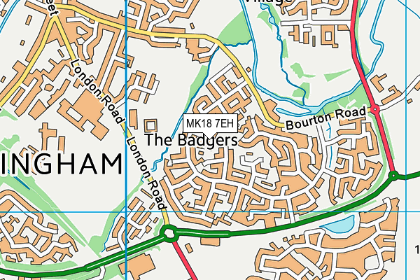 MK18 7EH map - OS VectorMap District (Ordnance Survey) MK18 7EH map - OS VectorMap District (Ordnance Survey)