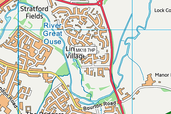 MK18 7HP map - OS VectorMap District (Ordnance Survey) MK18 7HP map - OS VectorMap District (Ordnance Survey)