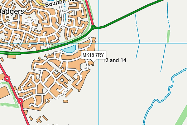 MK18 7RY map - OS VectorMap District (Ordnance Survey) MK18 7RY map - OS VectorMap District (Ordnance Survey)