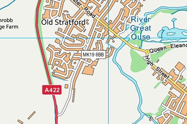 MK19 6BB map - OS VectorMap District (Ordnance Survey) MK19 6BB map - OS VectorMap District (Ordnance Survey)