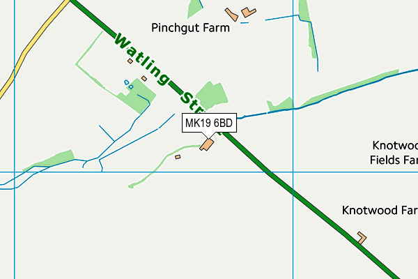 MK19 6BD map - OS VectorMap District (Ordnance Survey) MK19 6BD map - OS VectorMap District (Ordnance Survey)