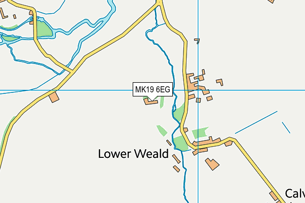 MK19 6EG map - OS VectorMap District (Ordnance Survey) MK19 6EG map - OS VectorMap District (Ordnance Survey)