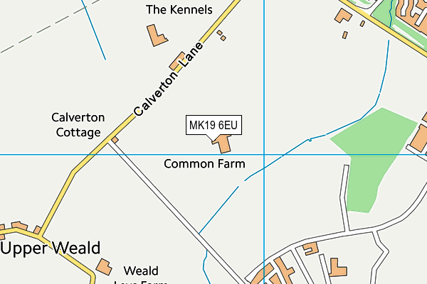 MK19 6EU map - OS VectorMap District (Ordnance Survey) MK19 6EU map - OS VectorMap District (Ordnance Survey)