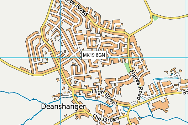 MK19 6GN map - OS VectorMap District (Ordnance Survey) MK19 6GN map - OS VectorMap District (Ordnance Survey)