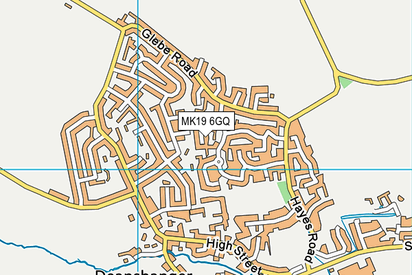 MK19 6GQ map - OS VectorMap District (Ordnance Survey) MK19 6GQ map - OS VectorMap District (Ordnance Survey)