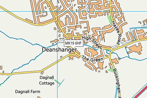 MK19 6HF map - OS VectorMap District (Ordnance Survey) MK19 6HF map - OS VectorMap District (Ordnance Survey)