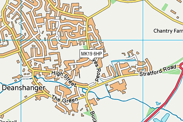 MK19 6HP map - OS VectorMap District (Ordnance Survey) MK19 6HP map - OS VectorMap District (Ordnance Survey)