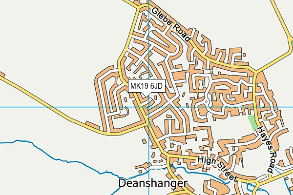 MK19 6JD map - OS VectorMap District (Ordnance Survey) MK19 6JD map - OS VectorMap District (Ordnance Survey)