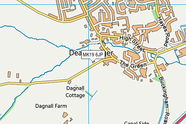 MK19 6JP map - OS VectorMap District (Ordnance Survey) MK19 6JP map - OS VectorMap District (Ordnance Survey)