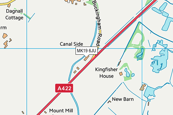 MK19 6JU map - OS VectorMap District (Ordnance Survey) MK19 6JU map - OS VectorMap District (Ordnance Survey)