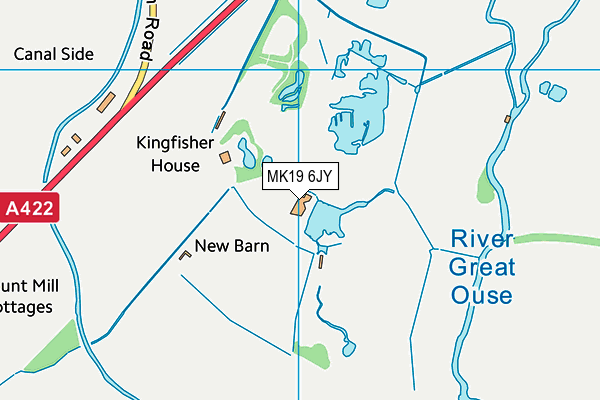 MK19 6JY map - OS VectorMap District (Ordnance Survey) MK19 6JY map - OS VectorMap District (Ordnance Survey)