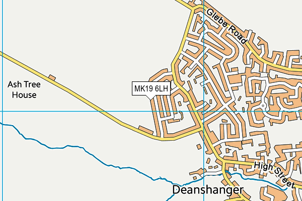 MK19 6LH map - OS VectorMap District (Ordnance Survey) MK19 6LH map - OS VectorMap District (Ordnance Survey)