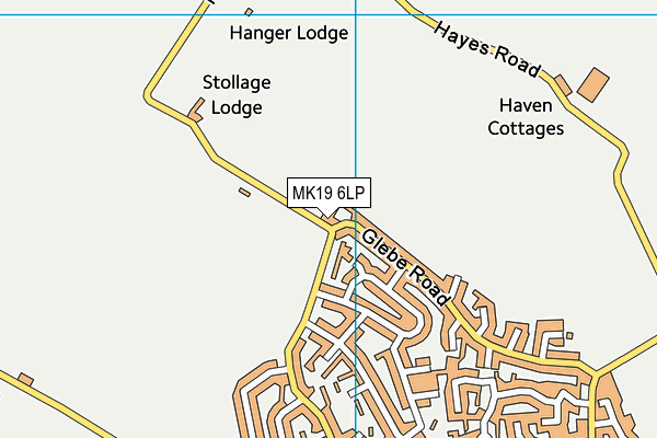 MK19 6LP map - OS VectorMap District (Ordnance Survey) MK19 6LP map - OS VectorMap District (Ordnance Survey)