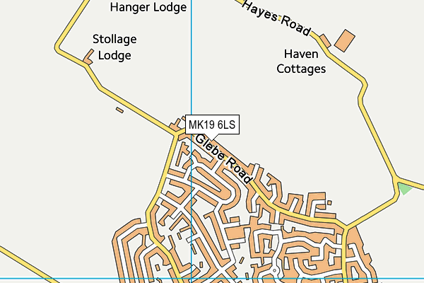 MK19 6LS map - OS VectorMap District (Ordnance Survey) MK19 6LS map - OS VectorMap District (Ordnance Survey)