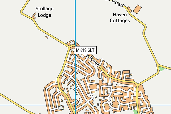 MK19 6LT map - OS VectorMap District (Ordnance Survey) MK19 6LT map - OS VectorMap District (Ordnance Survey)