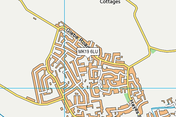 MK19 6LU map - OS VectorMap District (Ordnance Survey) MK19 6LU map - OS VectorMap District (Ordnance Survey)