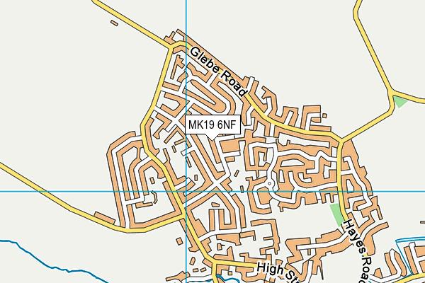 MK19 6NF map - OS VectorMap District (Ordnance Survey) MK19 6NF map - OS VectorMap District (Ordnance Survey)
