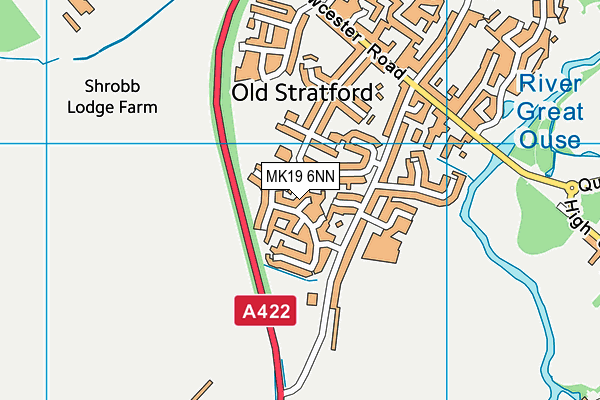 MK19 6NN map - OS VectorMap District (Ordnance Survey) MK19 6NN map - OS VectorMap District (Ordnance Survey)