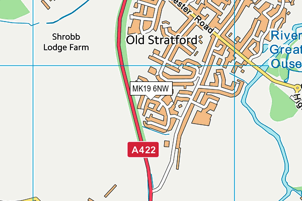 MK19 6NW map - OS VectorMap District (Ordnance Survey) MK19 6NW map - OS VectorMap District (Ordnance Survey)
