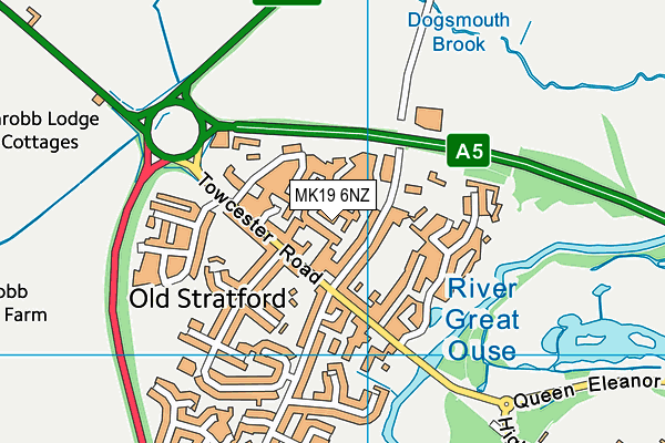 MK19 6NZ map - OS VectorMap District (Ordnance Survey) MK19 6NZ map - OS VectorMap District (Ordnance Survey)