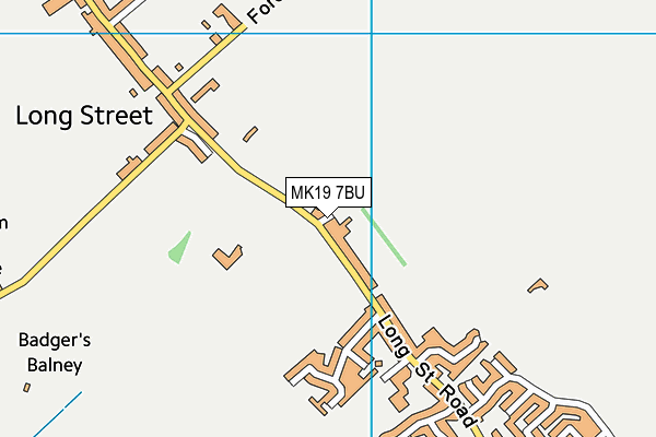 MK19 7BU map - OS VectorMap District (Ordnance Survey) MK19 7BU map - OS VectorMap District (Ordnance Survey)
