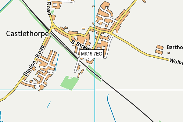 MK19 7EG map - OS VectorMap District (Ordnance Survey) MK19 7EG map - OS VectorMap District (Ordnance Survey)