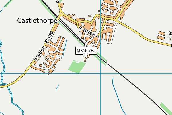 MK19 7EJ map - OS VectorMap District (Ordnance Survey) MK19 7EJ map - OS VectorMap District (Ordnance Survey)